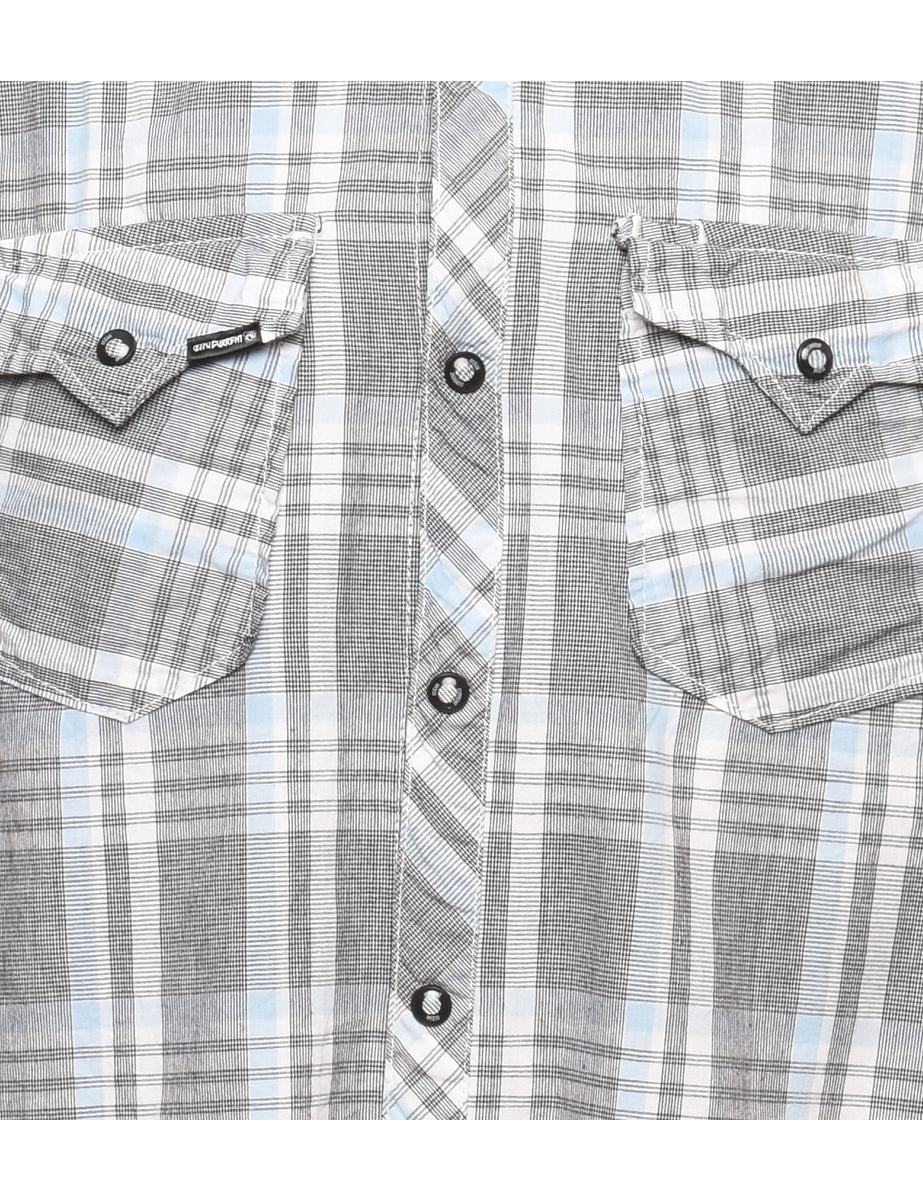 Checked Western Shirt - S