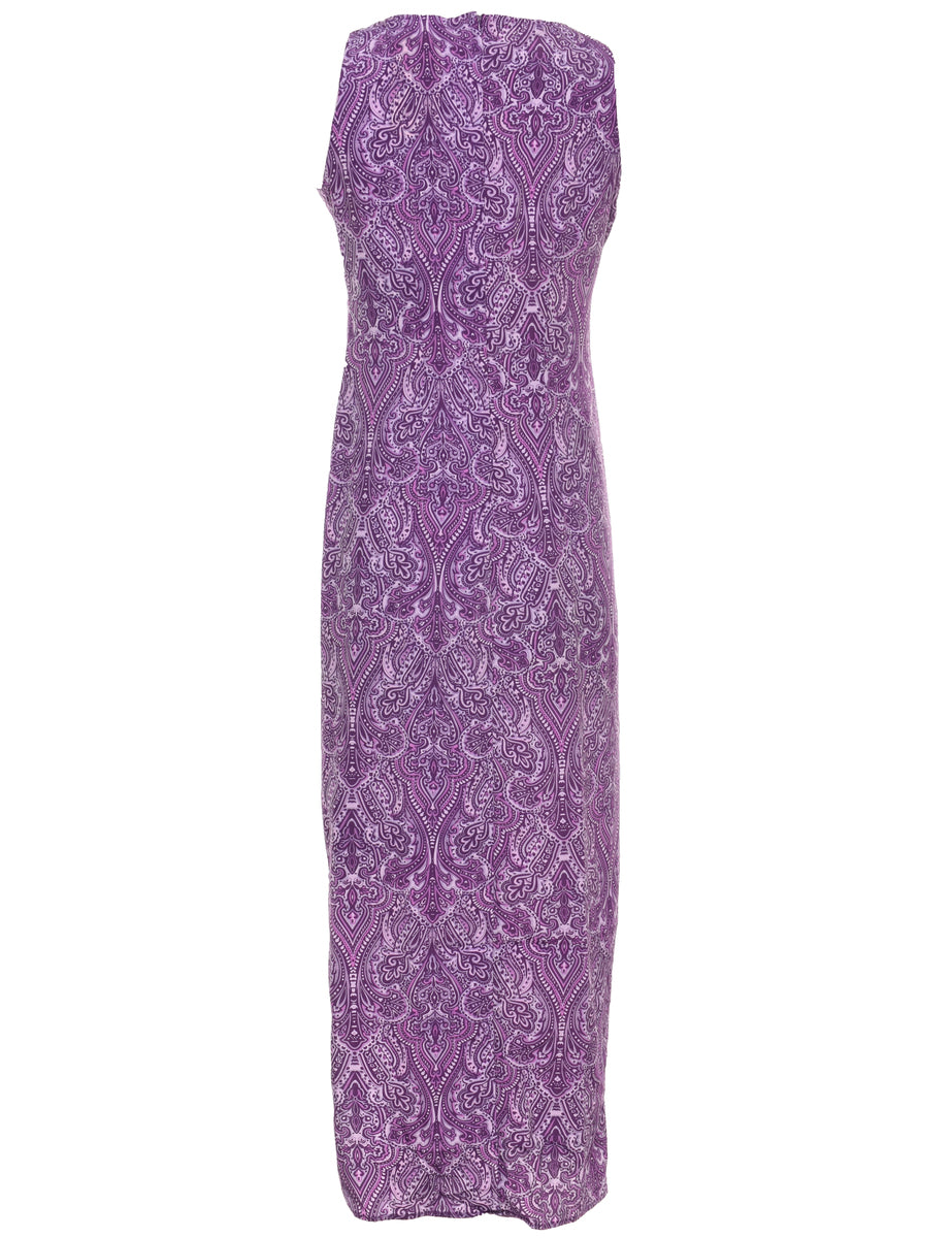 Paisley Print Dress - M