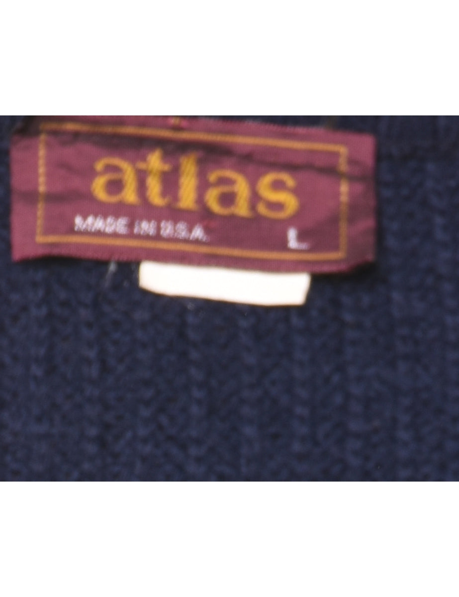 Navy Jumper - L