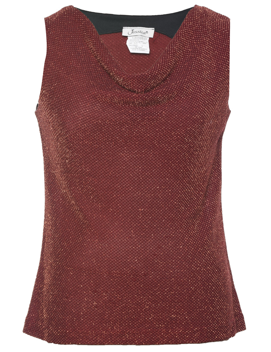 Lurex Evening Top - M