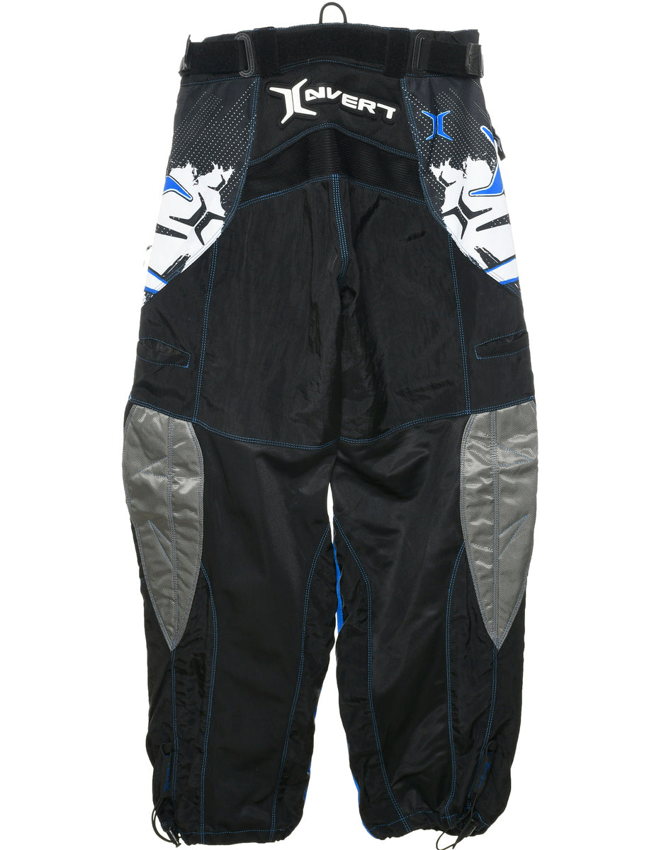 Black Tapered Fit Ski Trousers - W26 L30