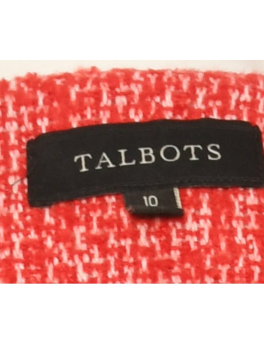 Talbots Wollen Red Jacket - L