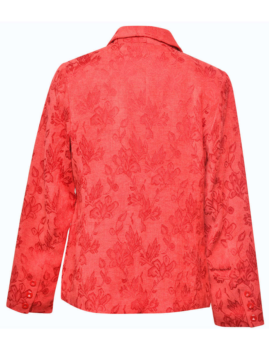 Floral Pattern Tapestry Jacket - M