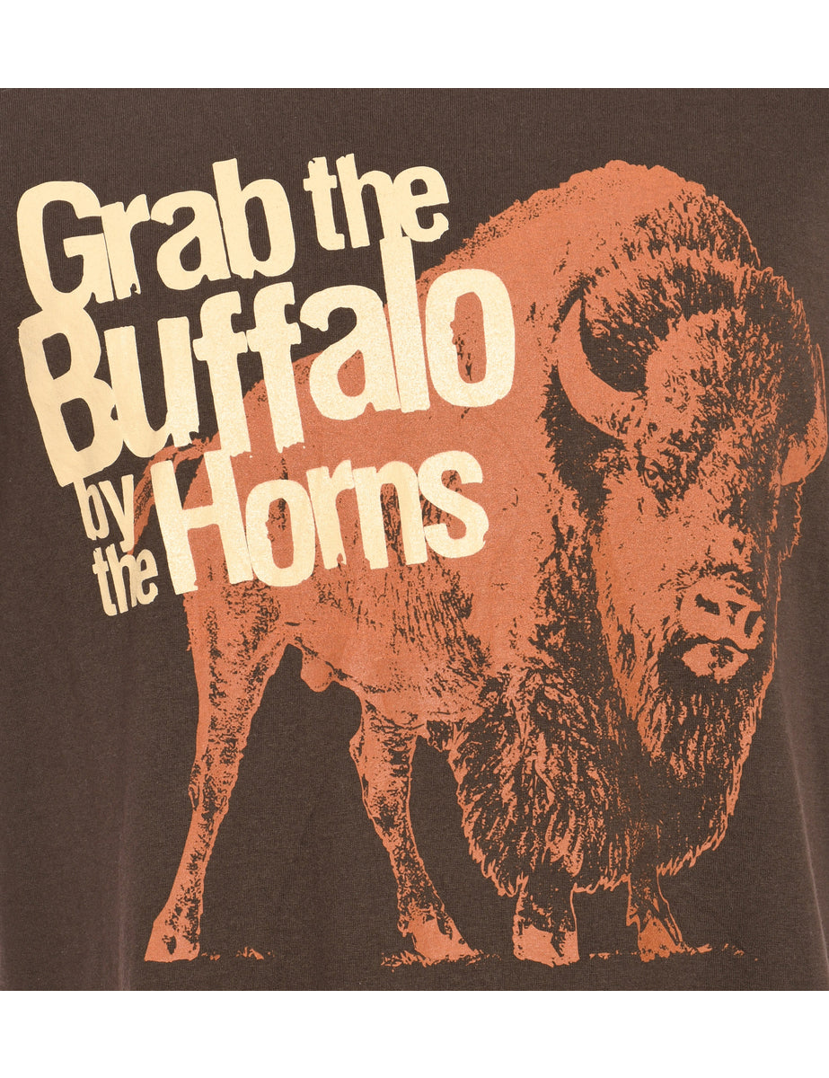 Grab the Buffalo Gildan Animal T-shirt - L