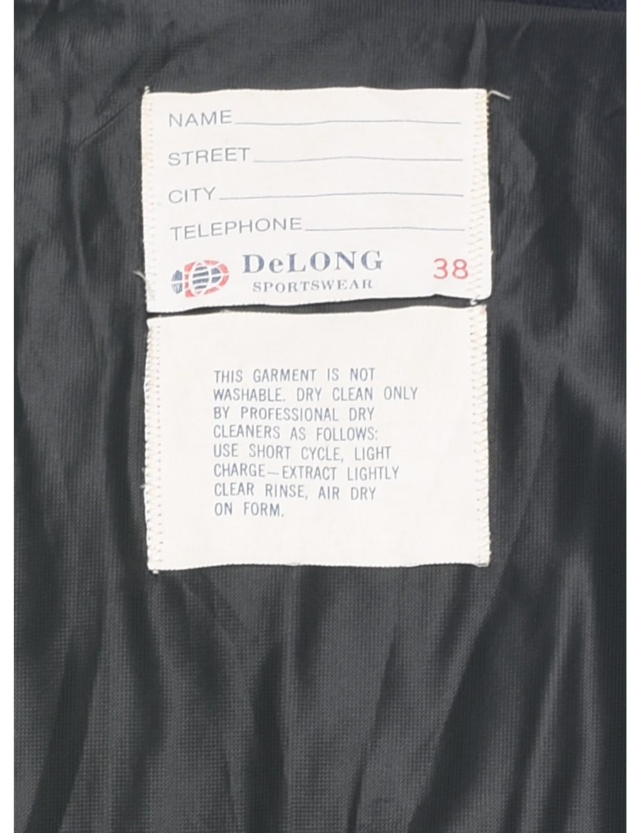 Navy Bomber Jacket - S