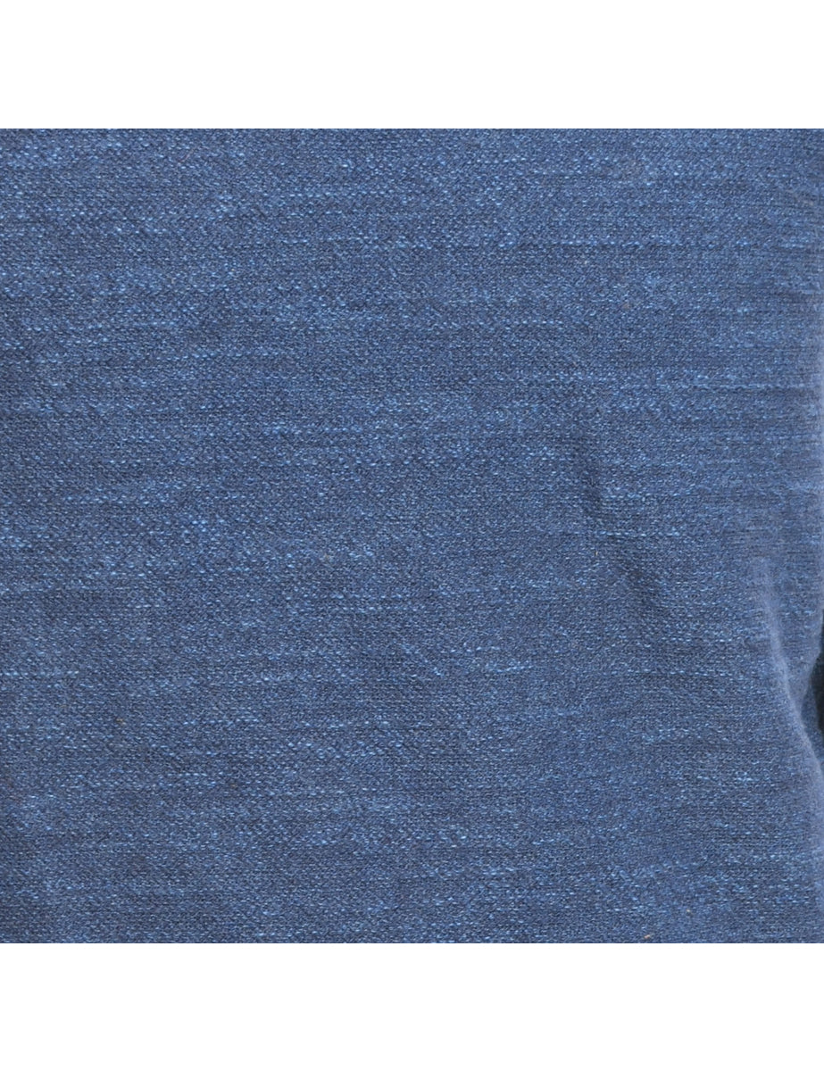Long Sleeved Navy Jumper - M