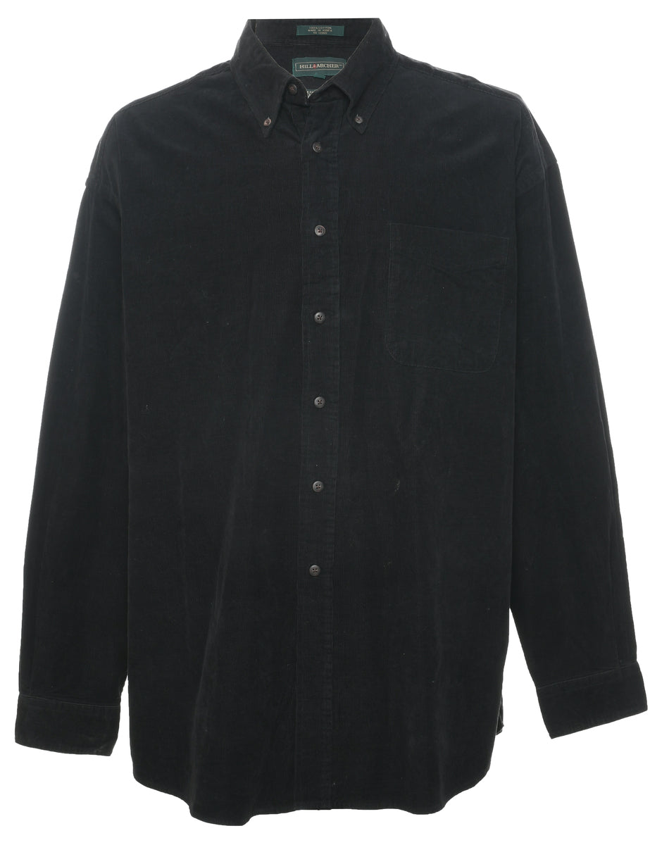 Corduroy Black Shirt - XL