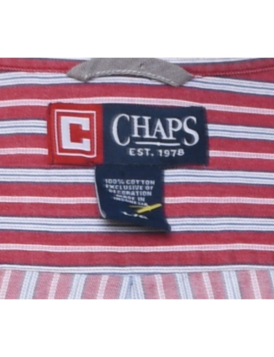 Chaps Striped Shirt - L