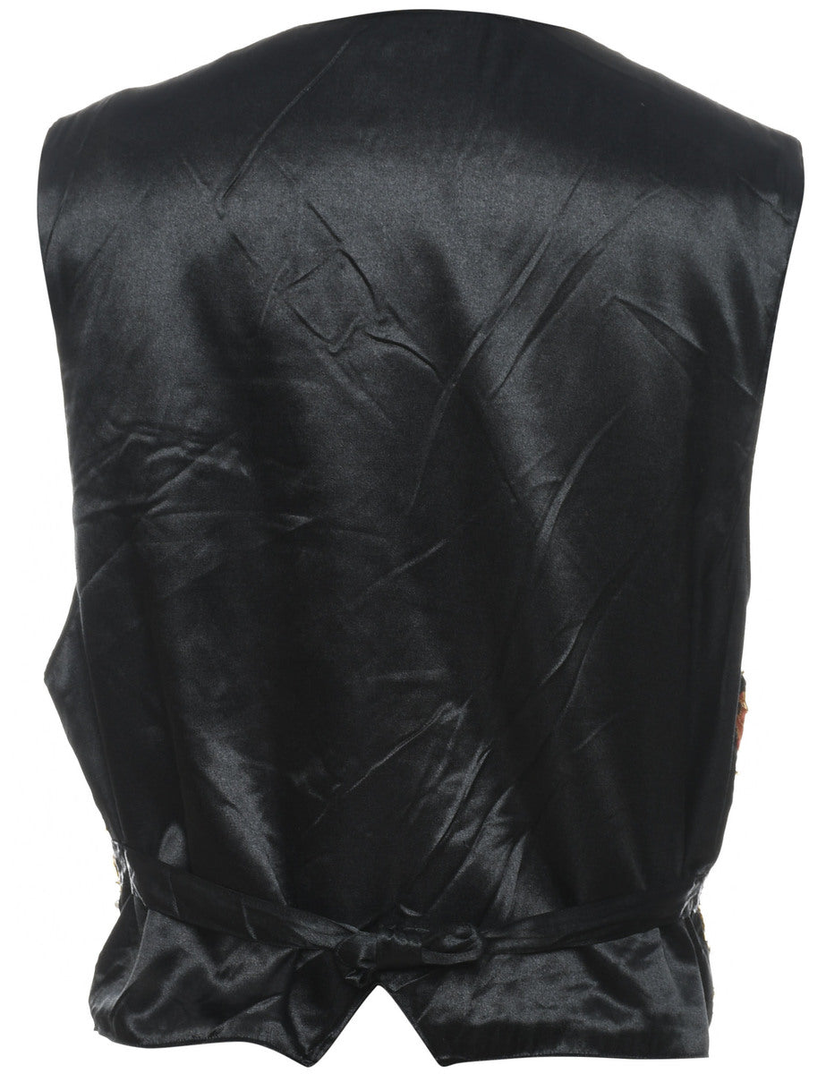 Floral Pattern Waistcoat - XL