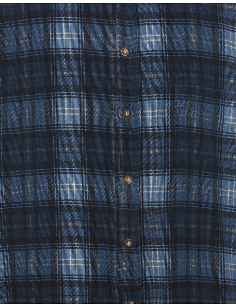 Corduroy Checked Shirt - XL