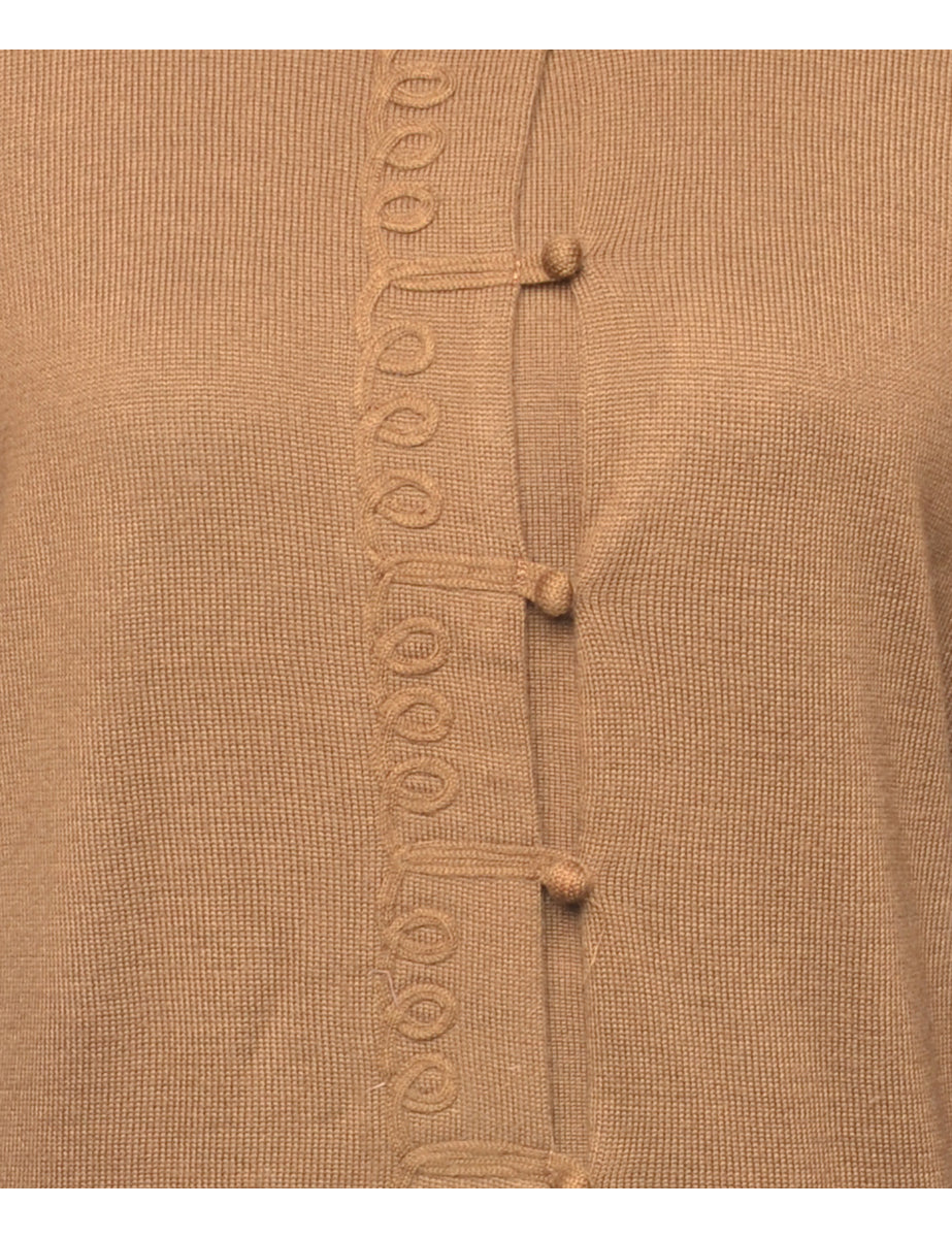 Button Front Cardigan - M
