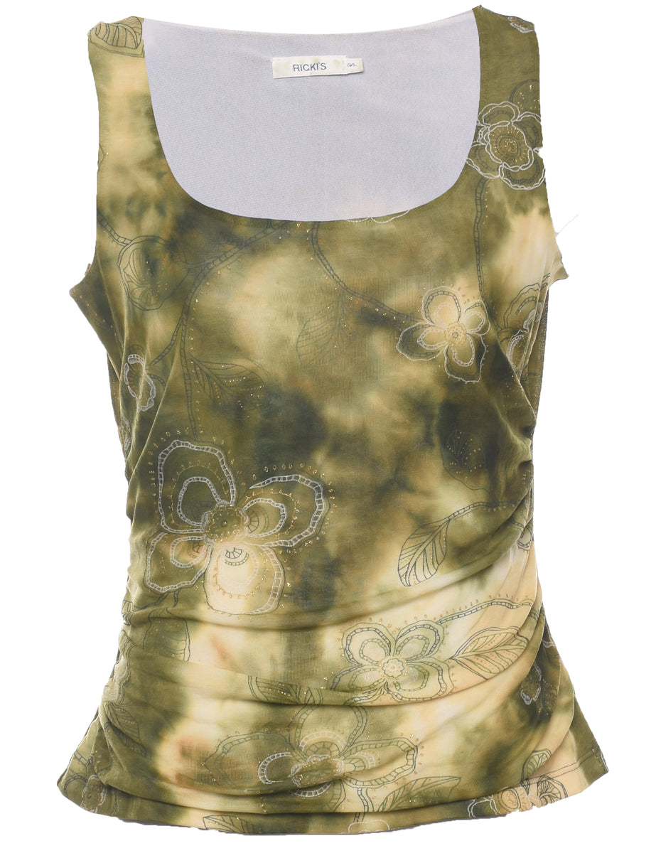 Floral Evening Top - L