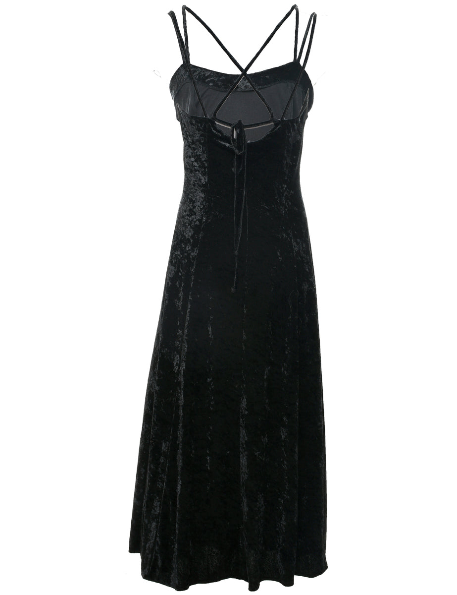 Velvet Evening Dress - M