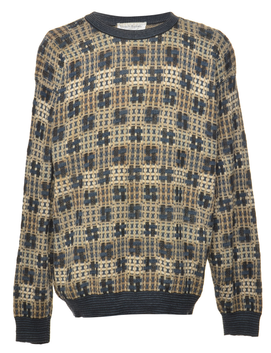 Multi-colour Patterned Jumper - L