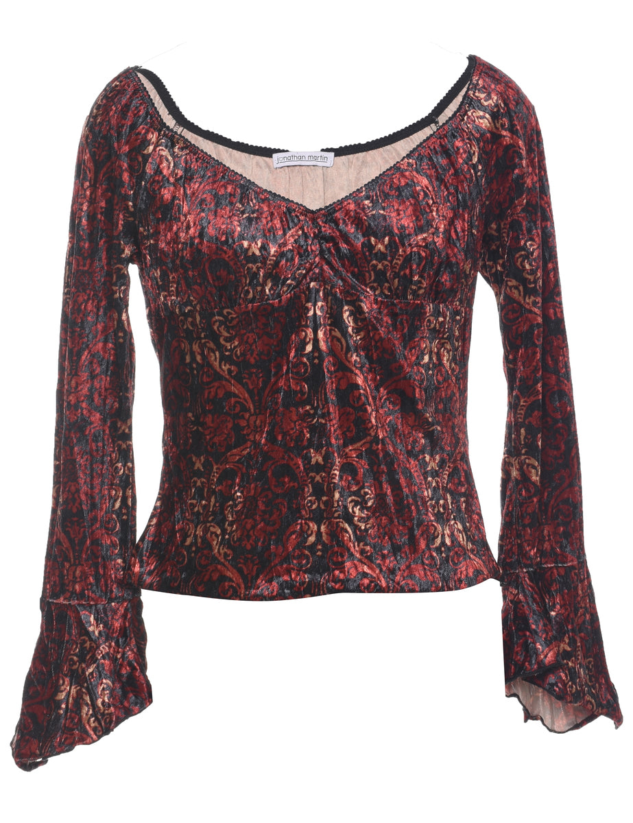 Floral Printed Top - S