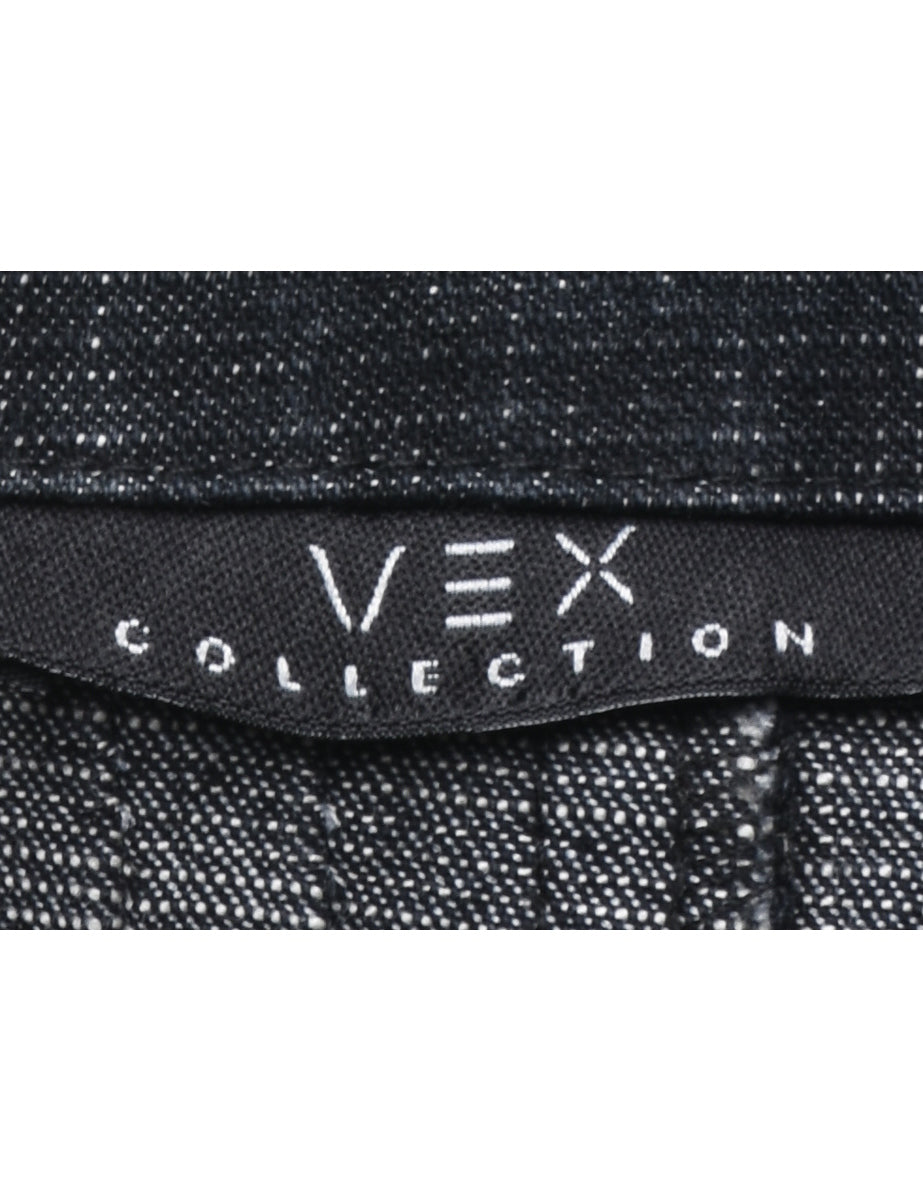 Black Denim Jacket - XS