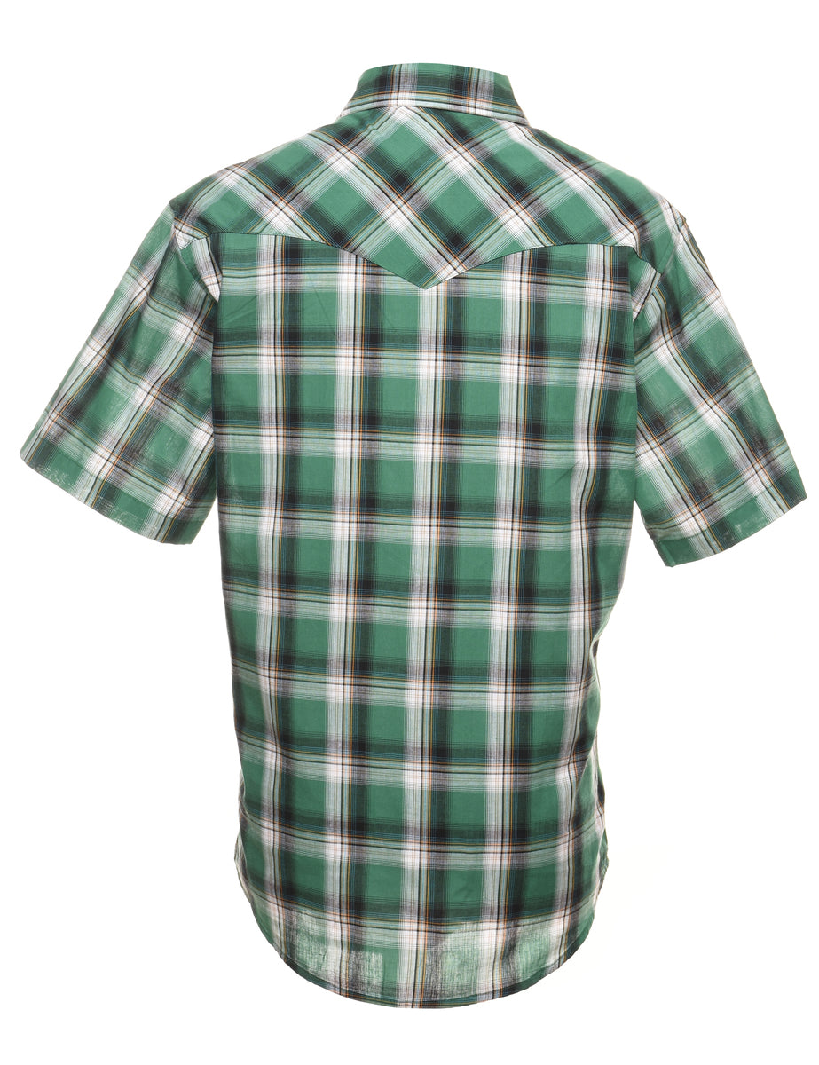 Wrangler Checked Western Shirt - M