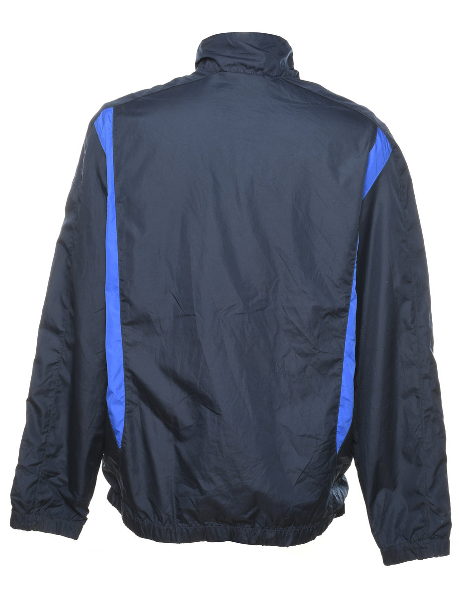 Navy & Blue Nylon Jacket - M