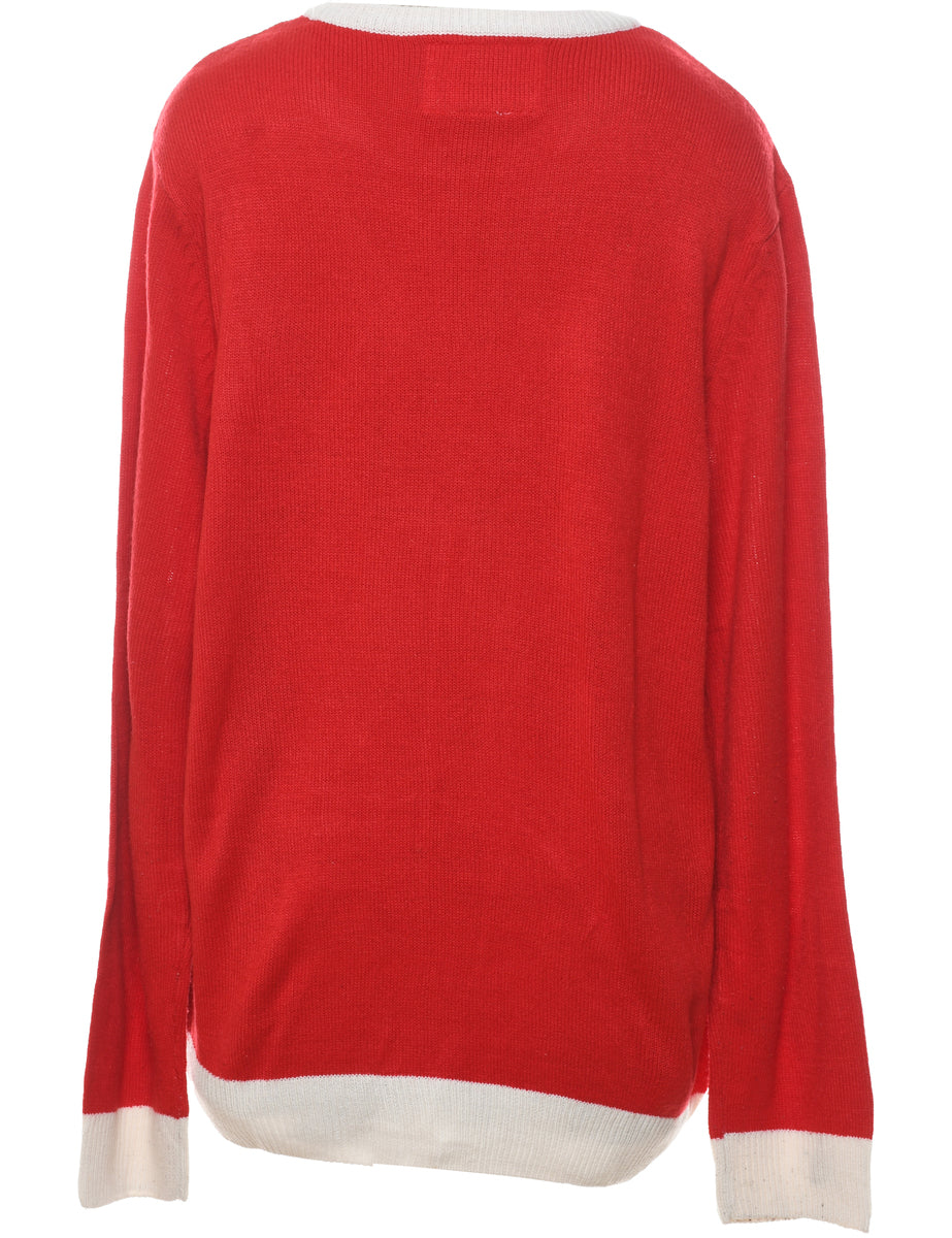 Red Christmas Jumper - XL