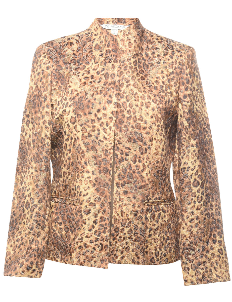 Leopard Pattern Jacket - L