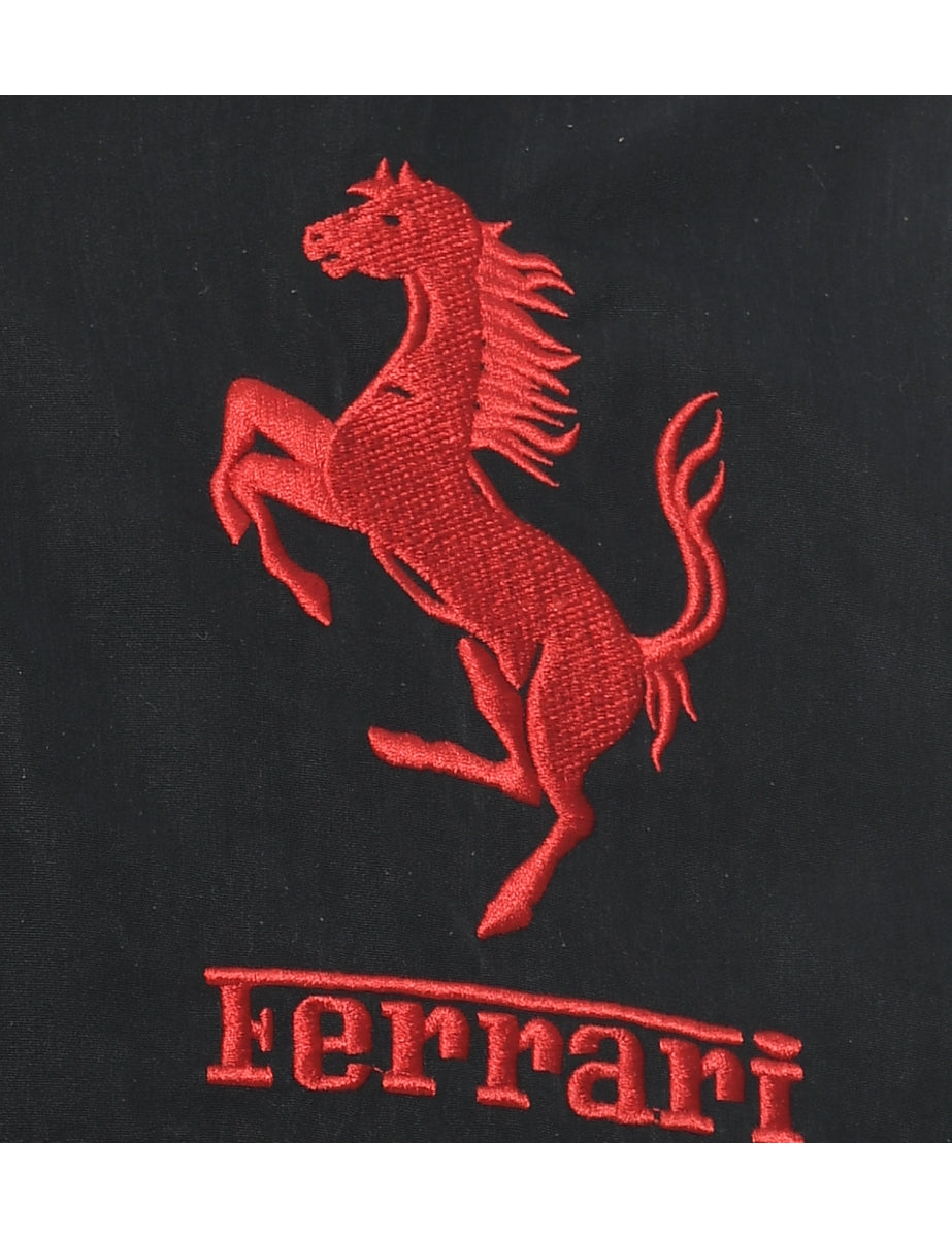 Ferrari Zip Front Bomber Jacket - L