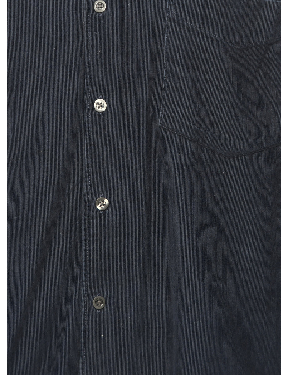 Corduroy Navy Shirt - M