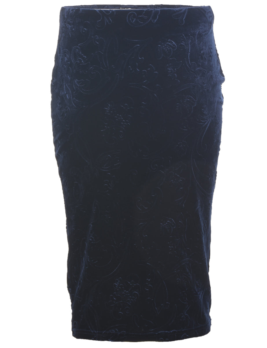 Velvet Bodycon Skirt - S