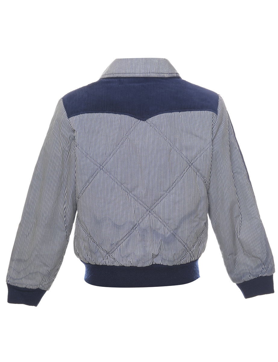 Striped Pattern Jacket - L