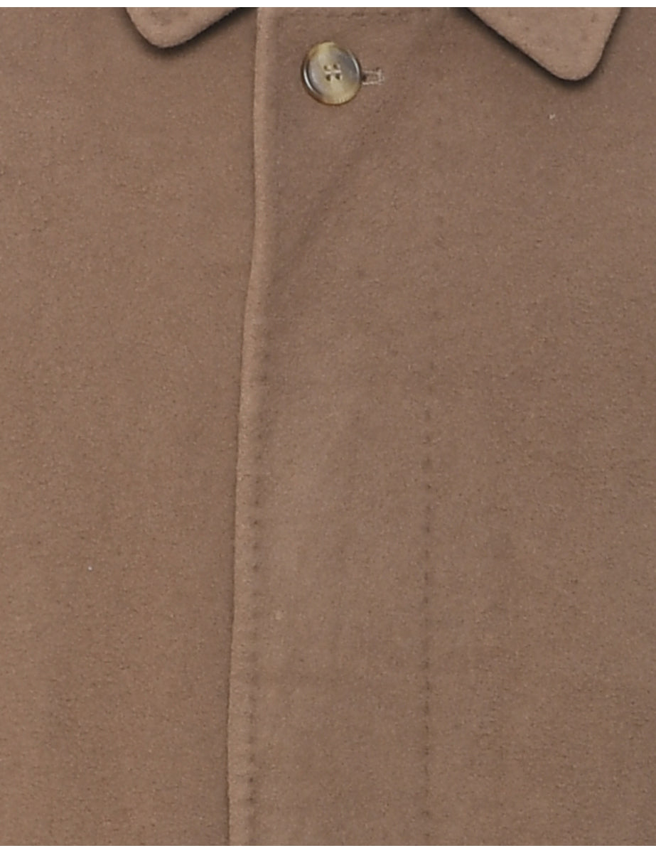 Brown Wool Coat - XL