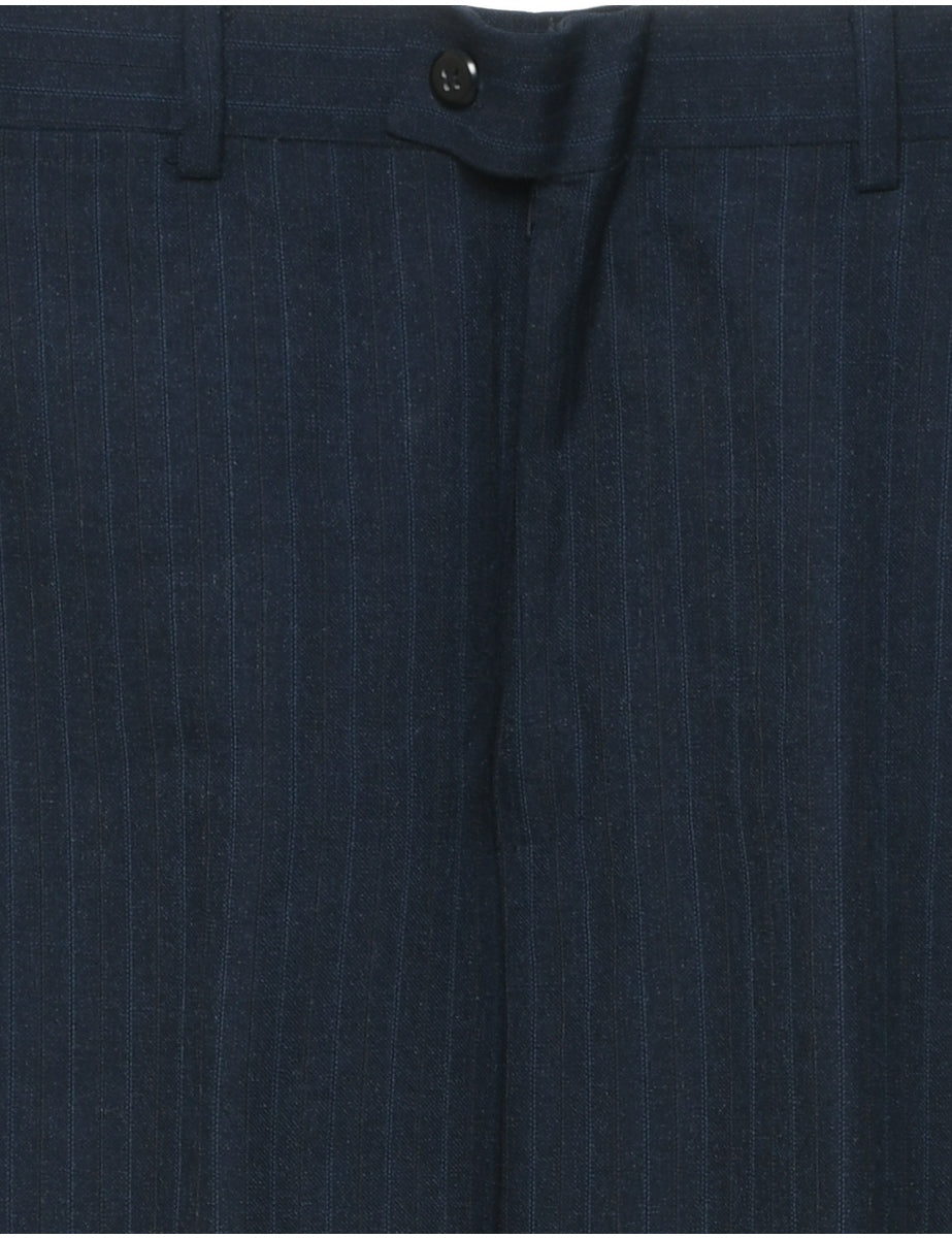 Striped Pattern Trousers - W32 L30