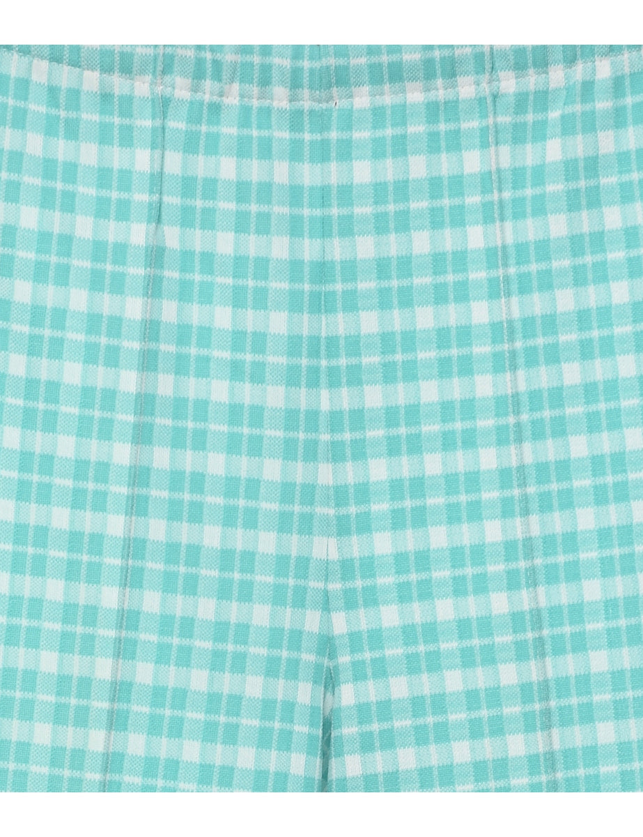 Checked Pattern Trousers - W26 L28