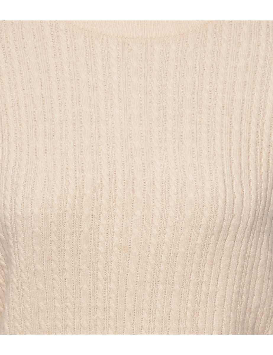 Cream Jumper - L