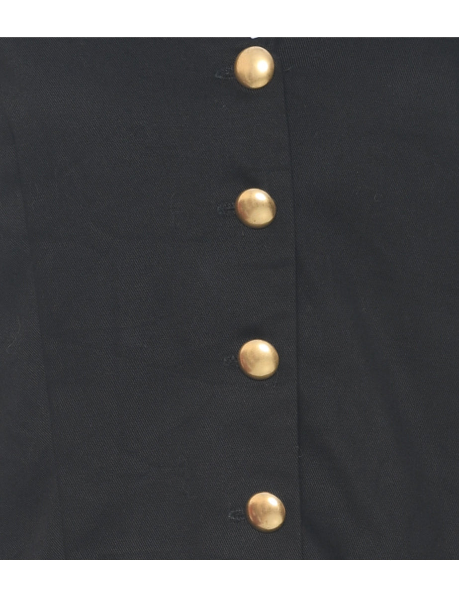 Lurex Thread Pattern Evening Jacket - M