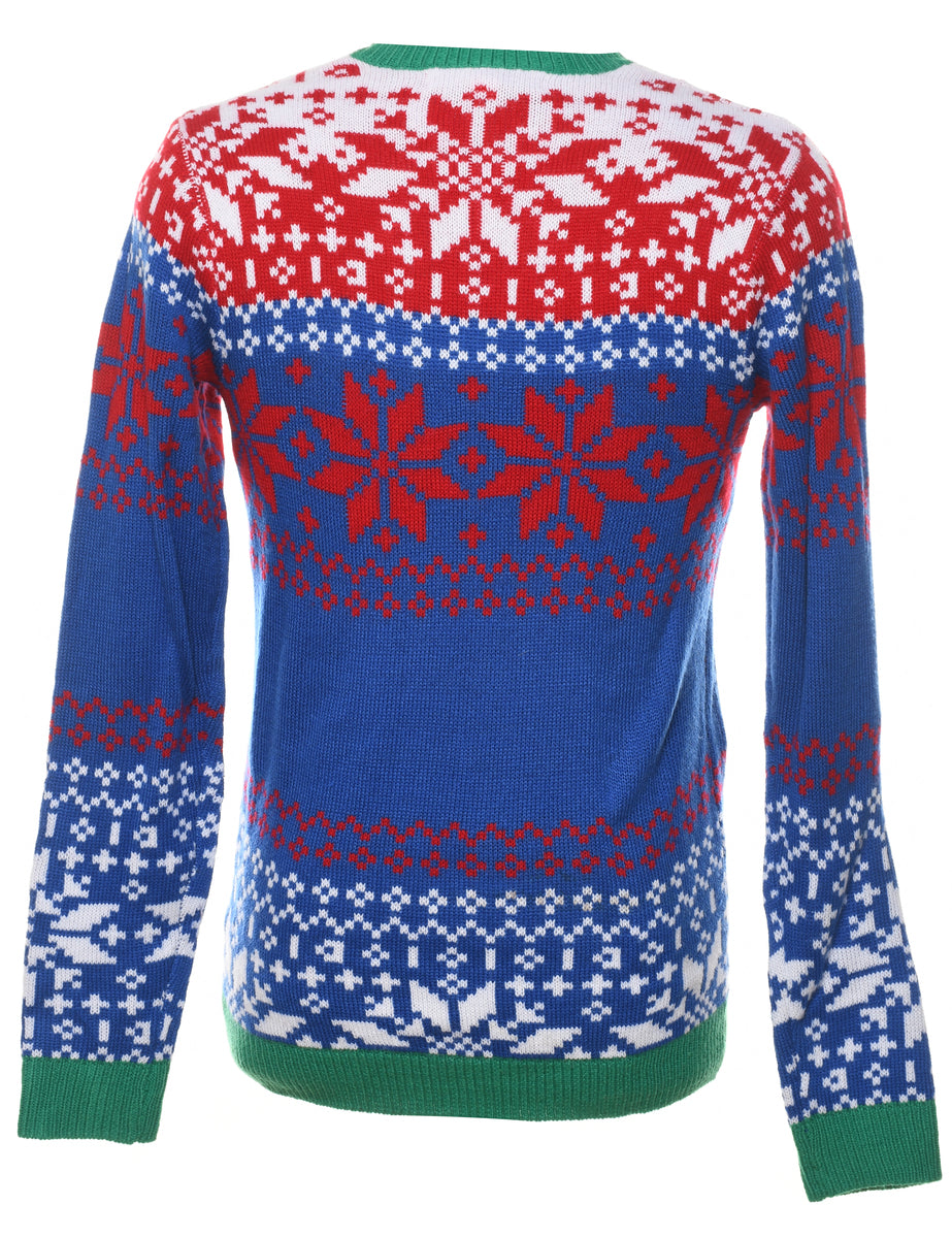 Santa Claus Christmas Jumper - S