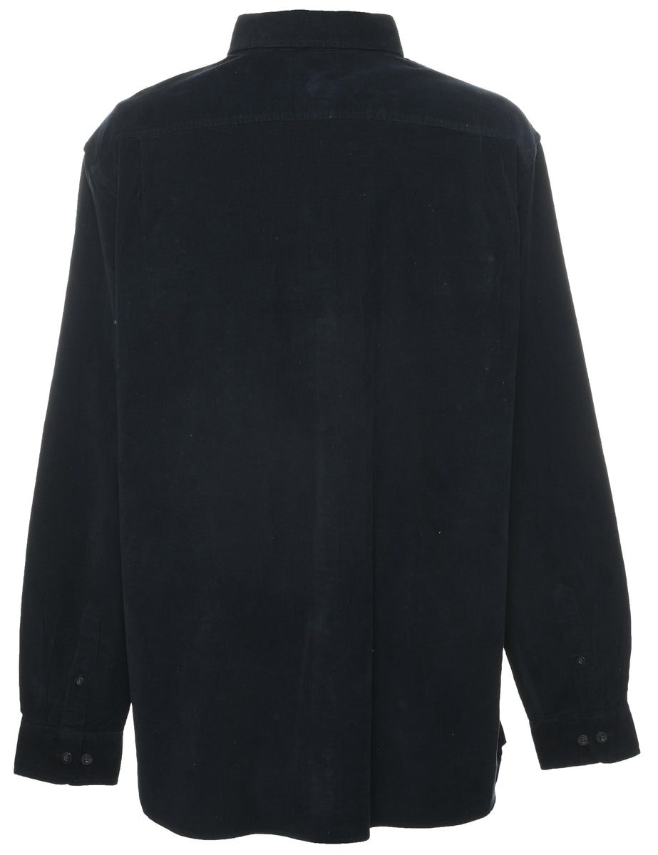 Corduroy Navy Shirt - L