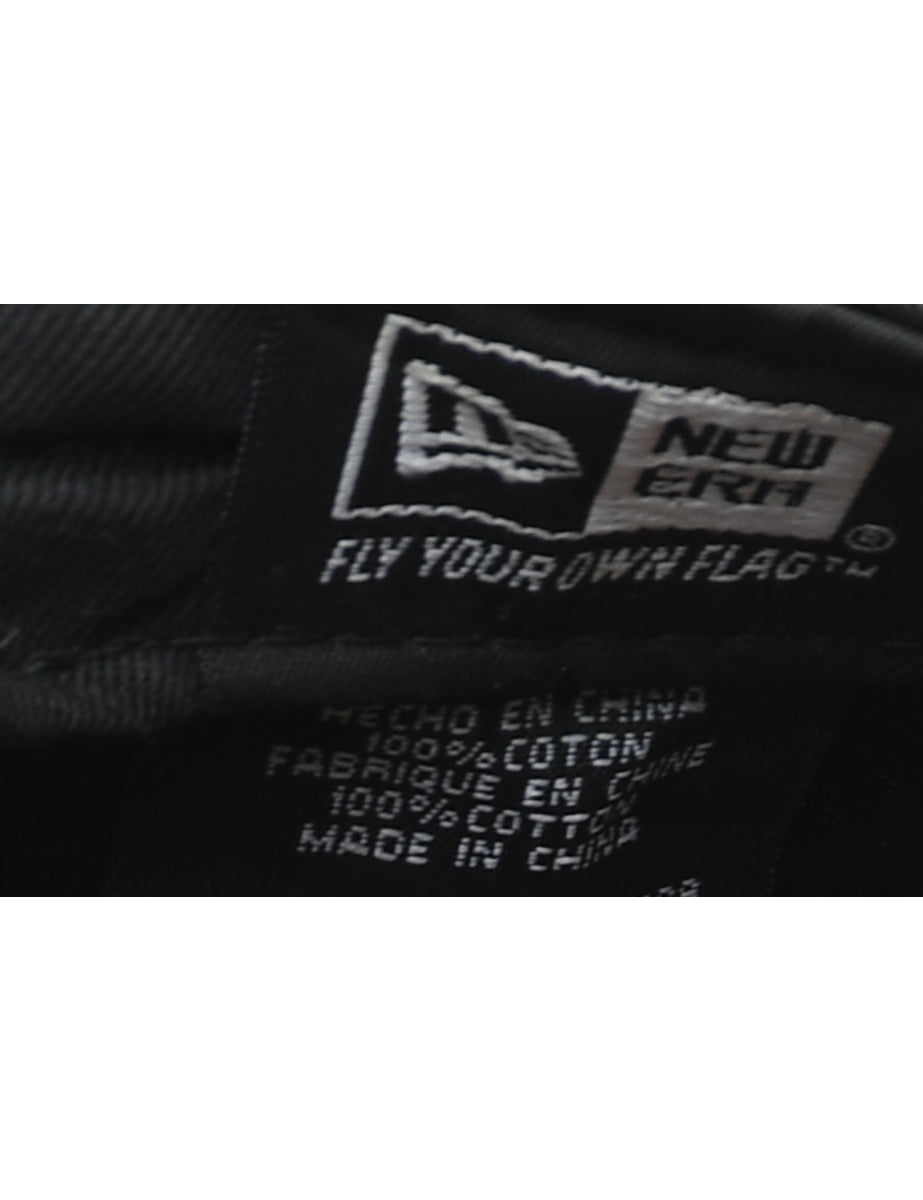 Black Embroided Cap - XS
