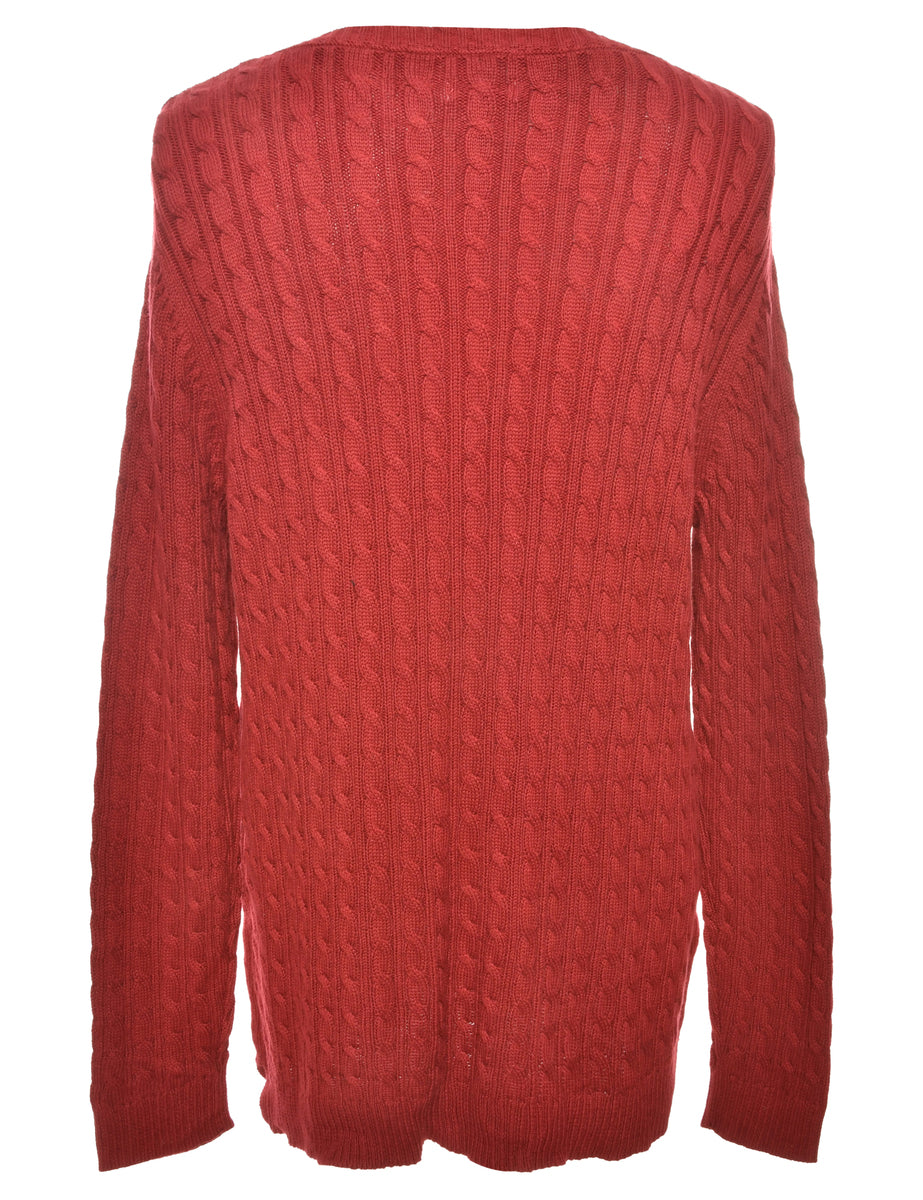 Cable Knit Jumper - S