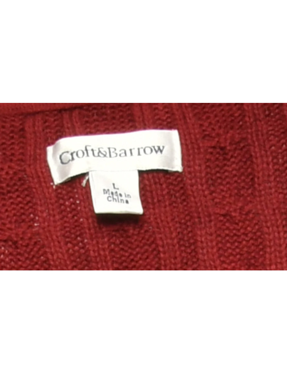 Cable Knit Jumper - S