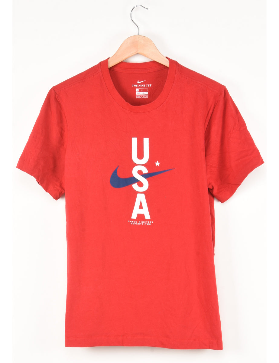 Nike USA Printed T-shirt - M
