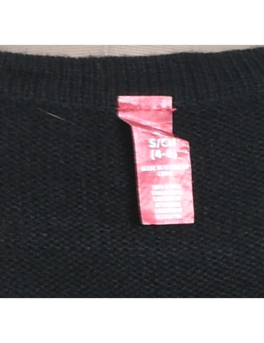 Black Christmas Jumper - S