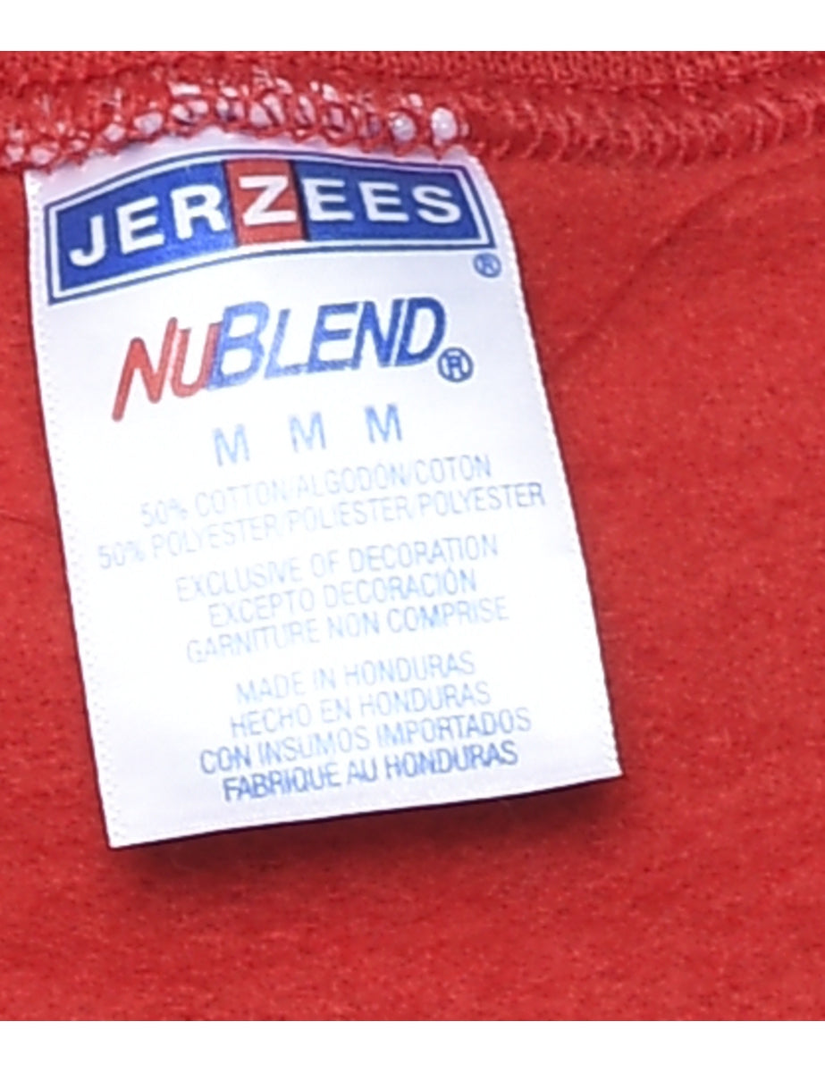 Red & White Christmas Sweatshirt - M