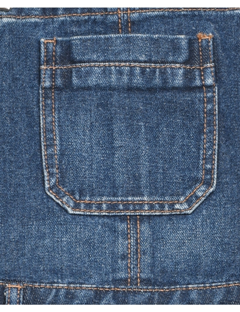 Dark Wash Denim Pinafore Dress - 4 YEARS