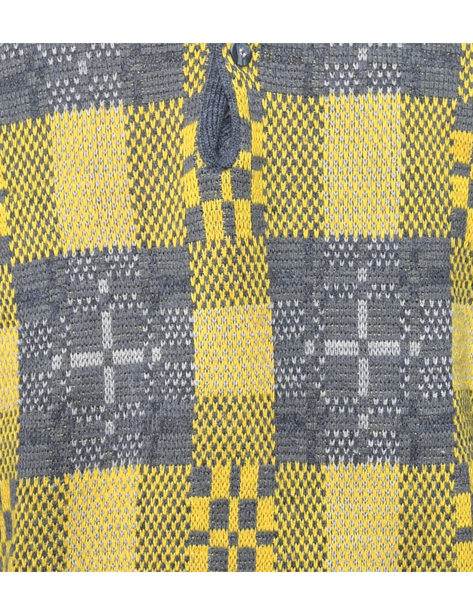 Geometric Pattern Jumper - M