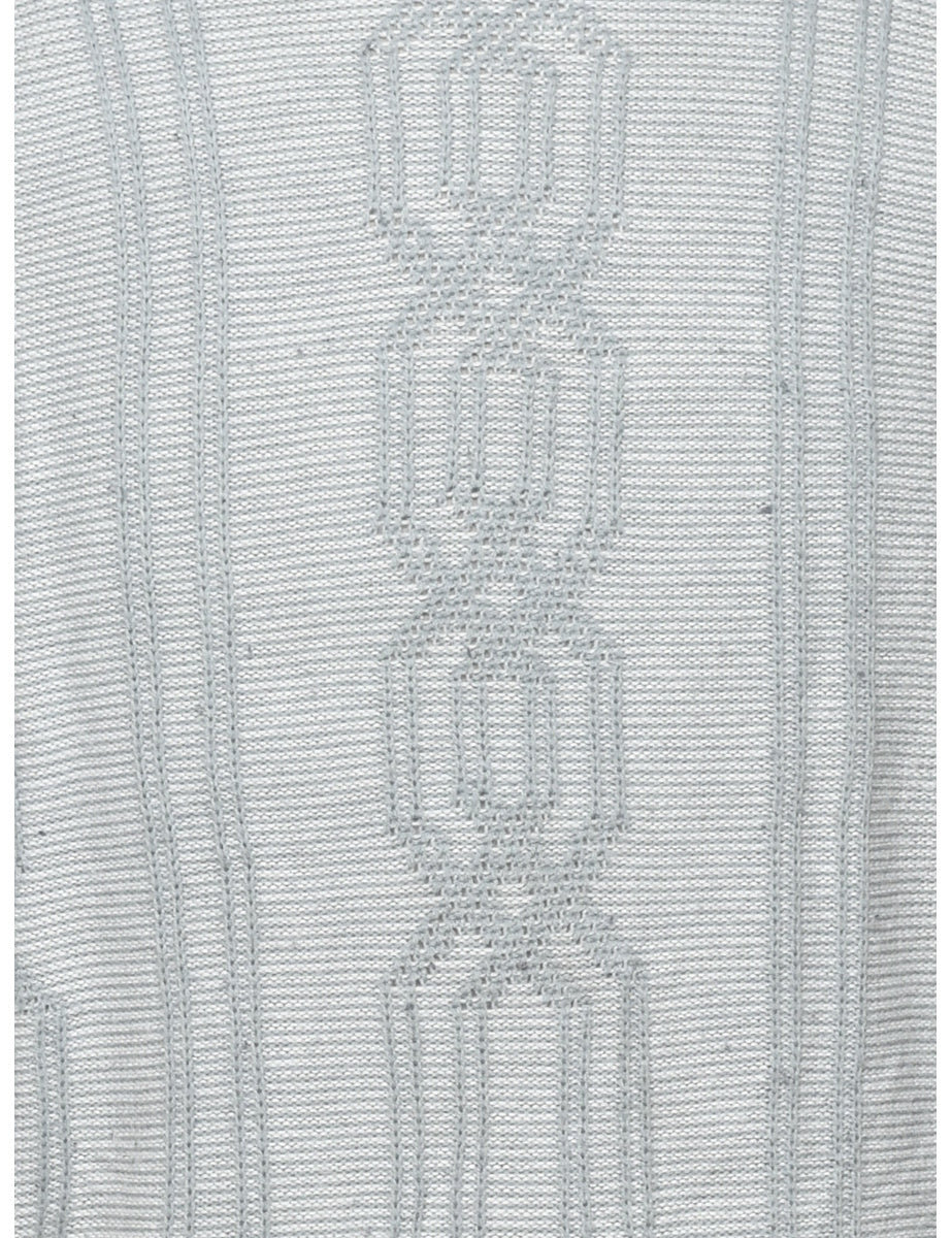 Cable Knit Jumper - L