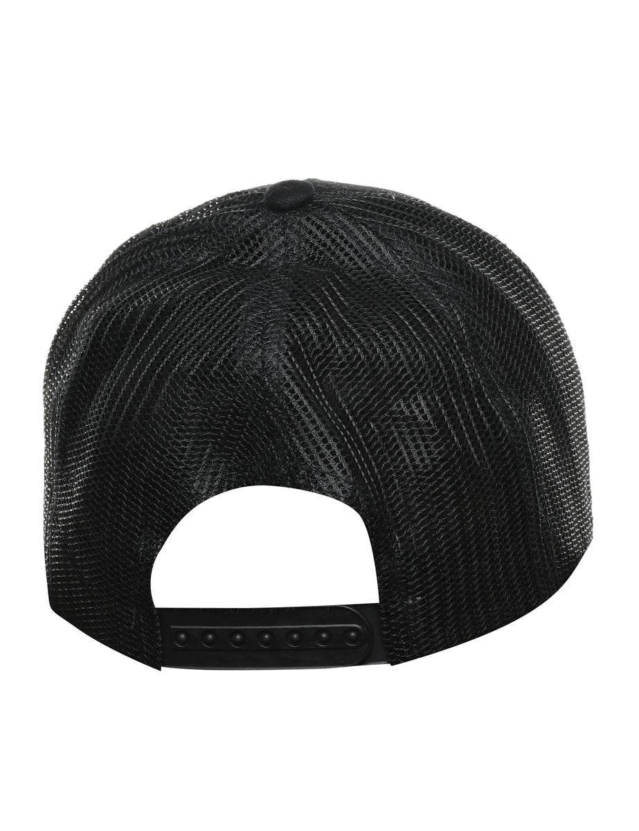 Black Embroidery Cap - XS
