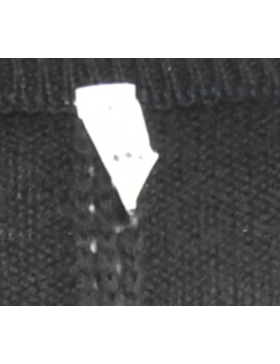 Long Sleeved Black Jumper - M