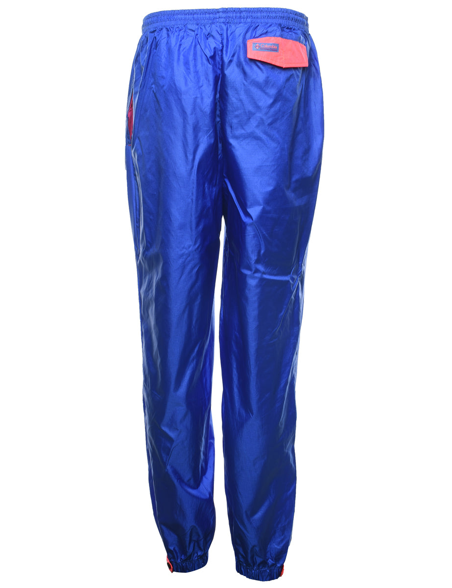 Columbia Blue & Navy Contrast Track Pants - W28 L31