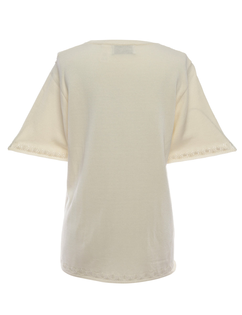 White Jumper - M
