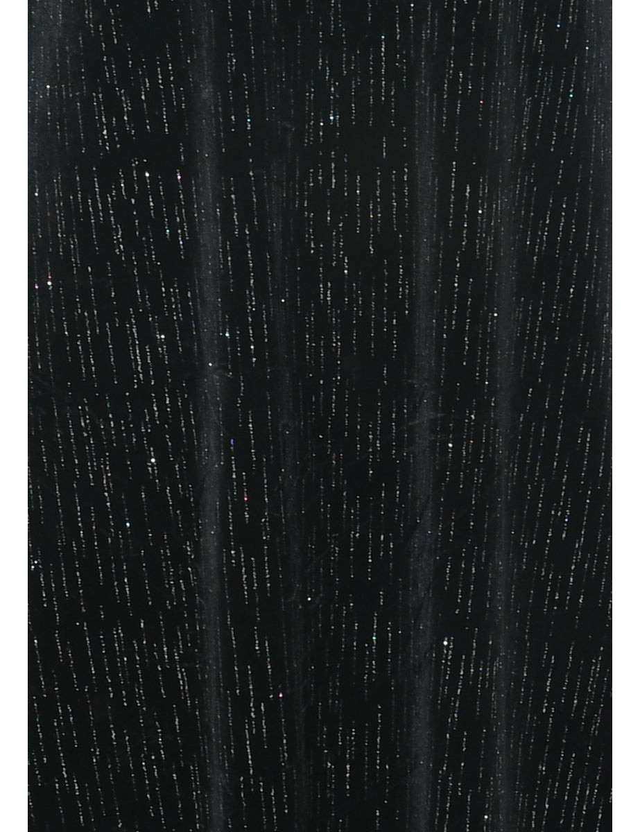 Velvet Snakeskin Finish Evening Dress - L