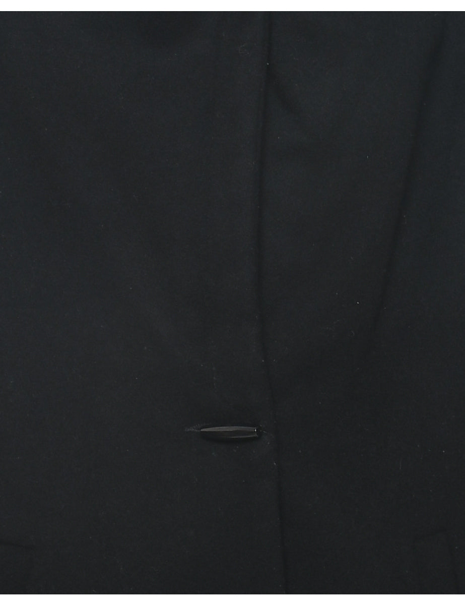 Hooded Wool Coat - L